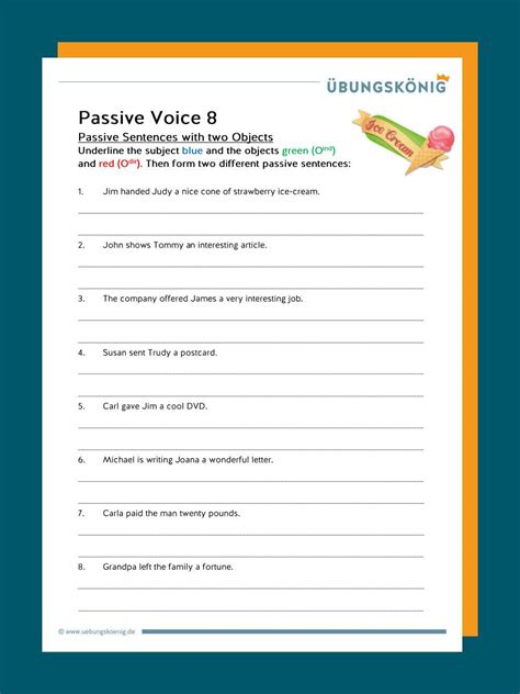 passive voice das passiv
