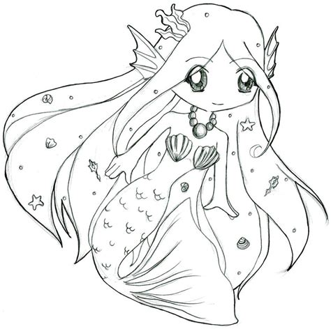starry starr coloring pages  anime mermaids