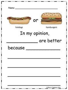 opinion writing bundle kindergarten   grade writing