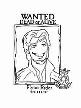 Flynn Tangled Raiponce Coloriages sketch template