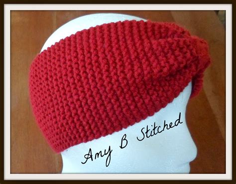 knotted knit headband pattern