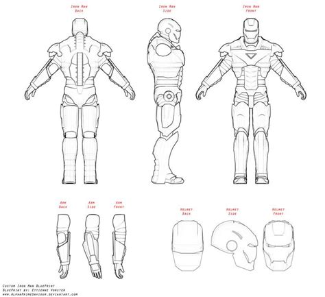 suit blueprints iron man art iron man cartoon iron man armor