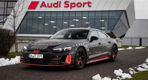audi  tron gt enters production  carbon neutral factory  germany carscoops