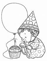Coloring Baby Pages Girl Birthday Popular sketch template