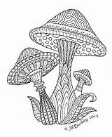 Coloring Mushroom Pages Magic Mandala Mushrooms Colouring Shrooms Book Doodle Printable Drawing Color Colorings Drawings Little Getdrawings Adult Rat Quilt sketch template