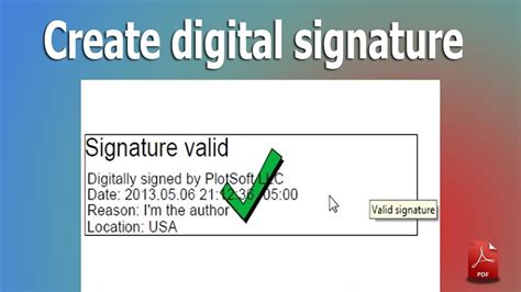 sign  document  digital signature youtube