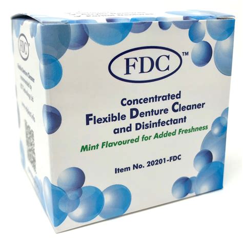 flexible denture cleaner fdc 1 box of 12 sachets 3