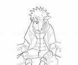 Minato Namikaze sketch template