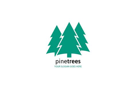 pine trees logo branding logo templates creative market