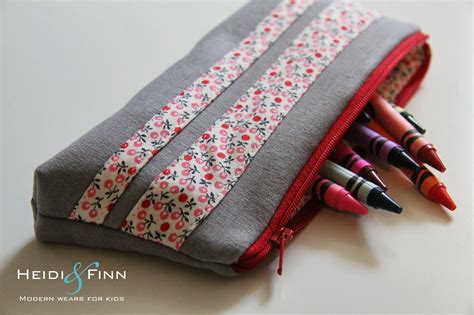 heidiandfinn modern wears  kids pencil case tutorial   pattern