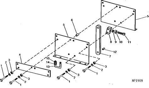 cultivator field main frame outrigger lift parts  epc john deere  ag