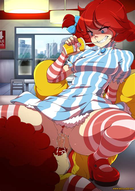 ronald mcdonald and wendy mcdonald s and 1 more drawn by