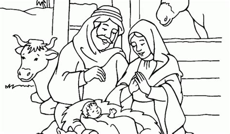 coloring page jesus birth jesus birth coloring pages