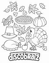 Thanksgiving Coloring Feast sketch template