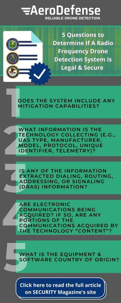 questions  rf drone detection system legality security