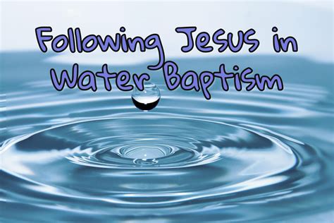 jesus  water baptism jonathan srock