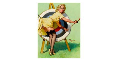 Vintage Retro Pinup Art Gil Elvgren Pin Up Girl Postcard
