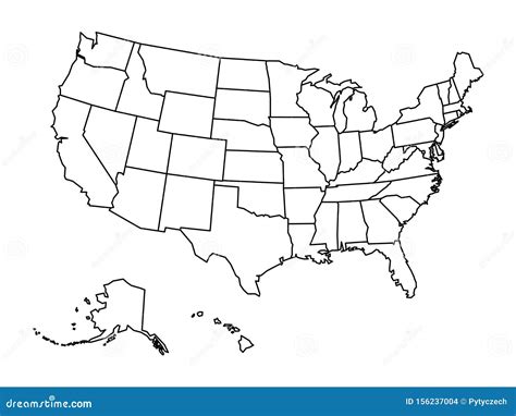 blank copy  united states map