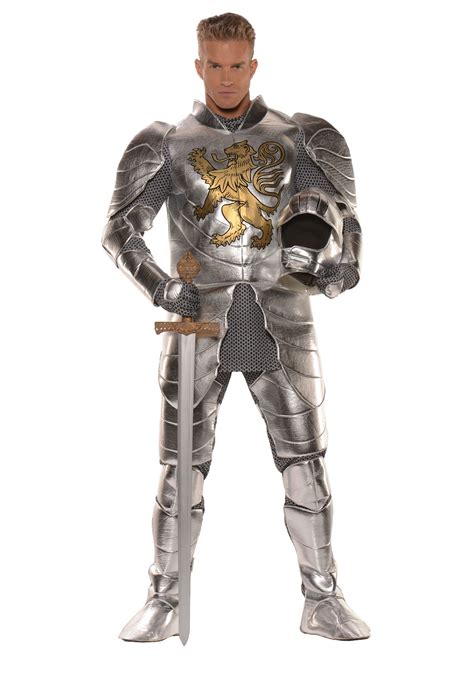 mens  size knight  shining armor costume