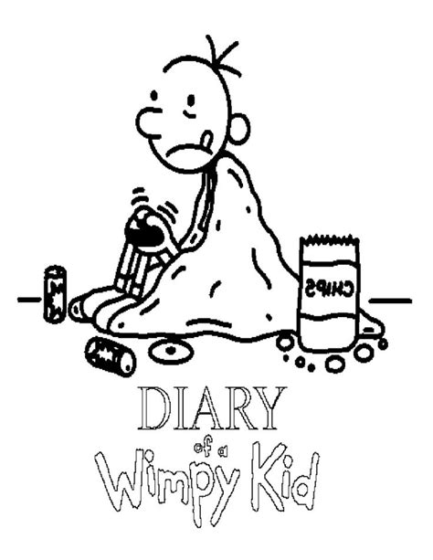 diary   wimpy kid coloring pages  worksheets wimpy kid kid