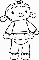 Doc Mcstuffins Lambie Coloring Pages Face Colorear Para Sheep Wecoloringpage Getdrawings Print Popular sketch template