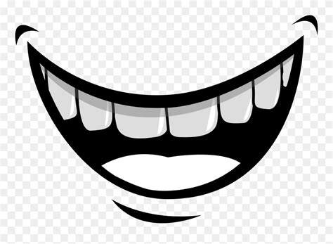 Mouth Cartoon Smile Clipart 1094419 Pinclipart