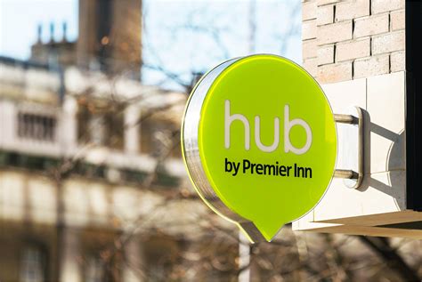 hub  premier inn creative branding signage im london