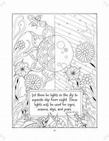 Coloring Creation Beginning Majestic Expressions Pages Bible Choose Board Book Adult sketch template