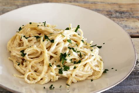 quick  easy alfredo sauce  pasta recipe