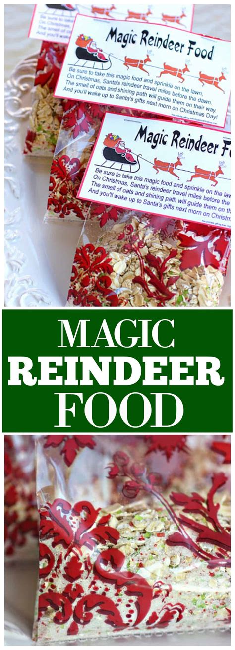 christmas reindeer food  girl  ate