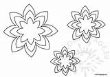 Flower Templates Printable Template Coloring Coloringpage Eu Pages Easter Flowers Paper sketch template