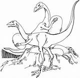 Oviraptor Dinosaur Dinosaurio Raptor Colorear Colouring Momes Tresor Allosaurus sketch template