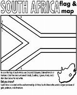 Africa South Flag Coloring Pages Crayola African Symbols Printable Color Freedom Country Afrika Craft Print sketch template