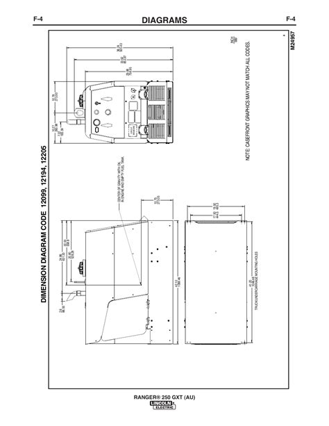 diagrams lincoln electric im ranger  gxt au user manual page