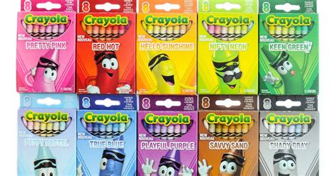 8 Count Crayola Tip Collection Crayons What S Inside The