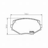Brake Fronts Pads Mintex Mazda Mx sketch template