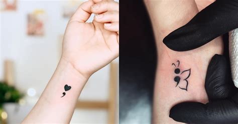 Significado De Tatuajes De Punto Y Coma Actitudfem