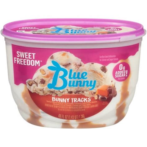 Blue Bunny® Sweet Freedom Bunny Tracks Reduced Fat Ice Cream 46 Fl Oz