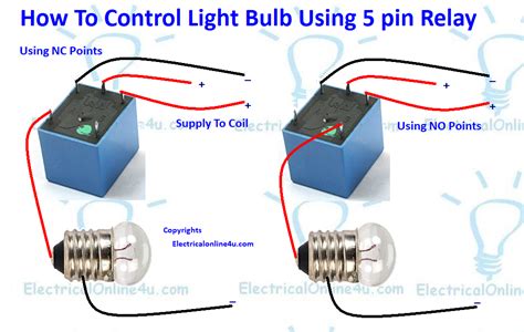 pin relay wiring diagram   relay electrical     electrical