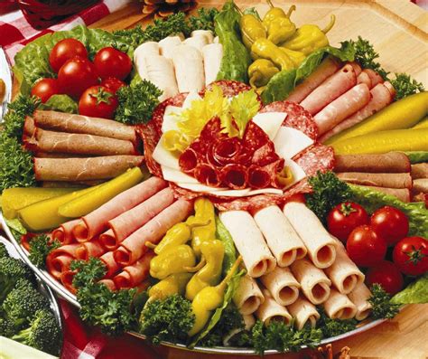 meat  cheese tray ideas meat cheese tray serves   guests  turkey roast beef ham dry