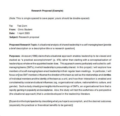 research proposal examples template business
