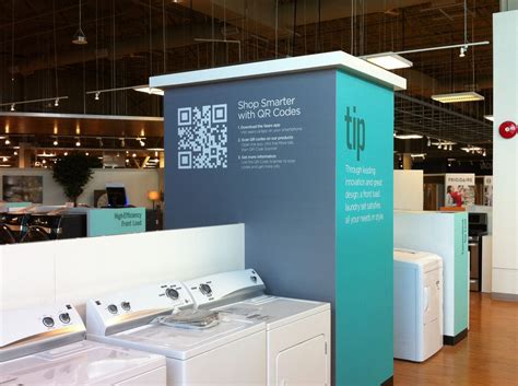 sears adopts qr codes   store  price tag  qr codes qr code coding booth design