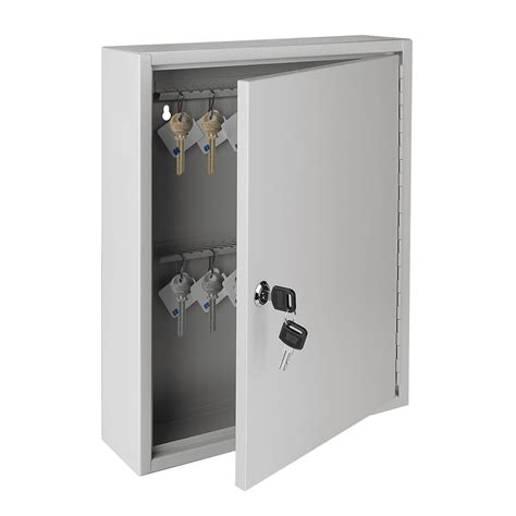 key cabinet key lock box wall mount   key holder organizer locker