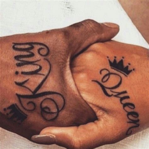 My King His Queen Cory Queen Tattoo Him And Her