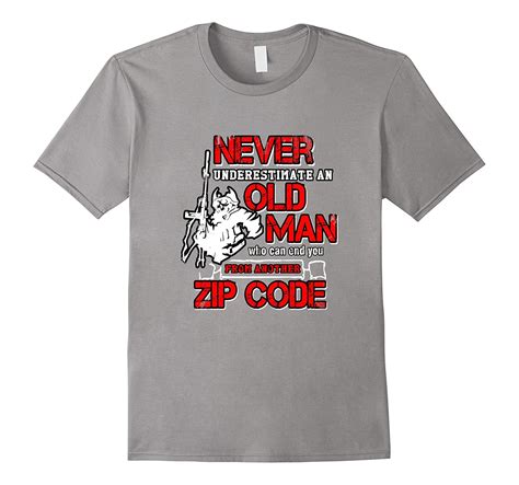 Never Underestimate An Old Man Is Airforce Veteran T Shirt