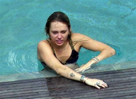 Miley Cyrus And Kaitlynn Carter Nude Topless And Bikini