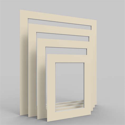 pack mounts  picturesphoto frames ivory color mount board ebay