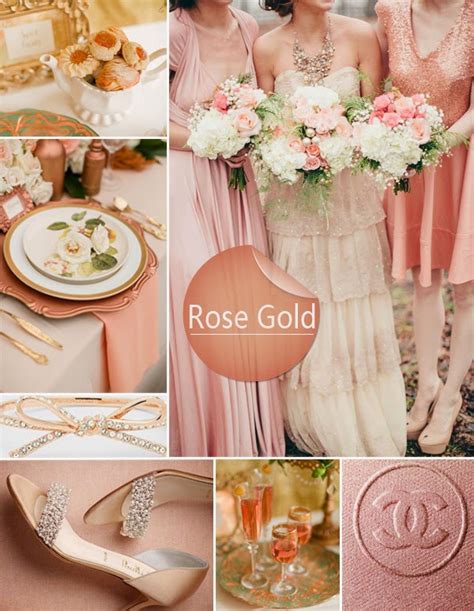 wedding decorator rose gold wedding inspirations