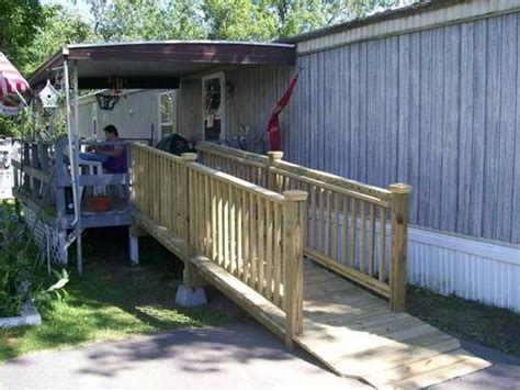 wheelchair ramps  mobile home bing images wheelchair ramp mobile home moble homes