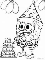 Spongebob Coloring Pages Birthday Happy Baby Mouse Valentines Squarepants Papa Kids Krab Krusty Mickey Printable Pdf Print Bob Esponja Cake sketch template